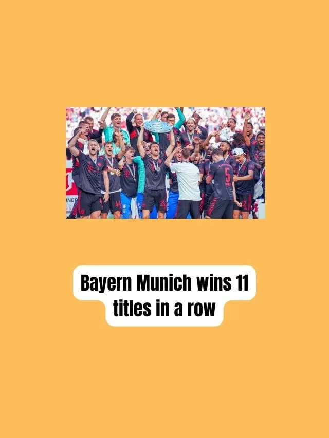 Bayern Munich wins  11 titles in a row
