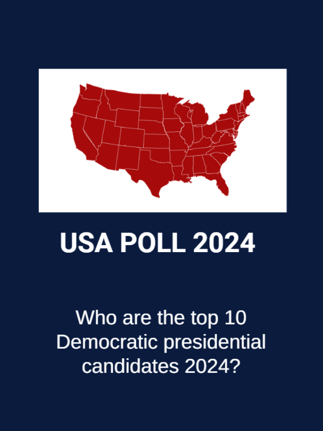 Who are the top 10 Democratic presidential candidates 2024?